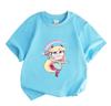 Kids Boys Girls Crew Neck Short Sleeve 100% Cotton T-Shirt, Cute Cartoon Magic Girl Print Casual Tees for Daily Wear Home School Summer Outfit