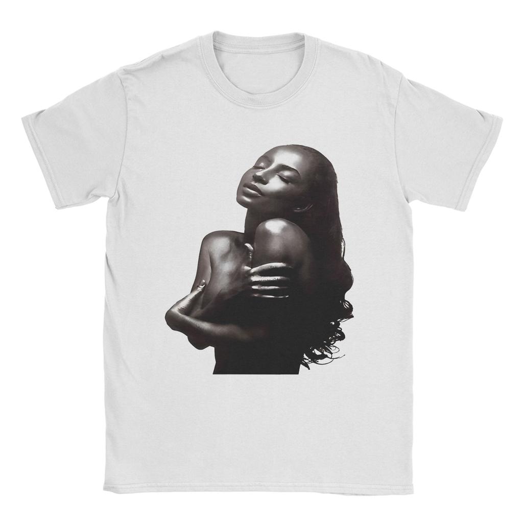 SSade Adu Singer T Shirt Mens Pure Cotton Funny TShirts Crewneck Tee Shirt Short Sleeve Tops Party