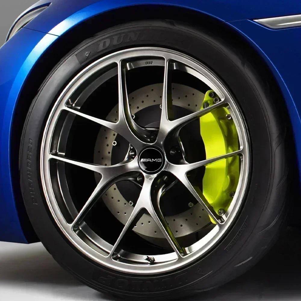 4pcs 75mm AMG Emblem Car Wheel Center Cover Hub Cap Badge For Mercedes benz A B C E G CLA GLK CLASS W221 W212 W176 W205 W177 rs2