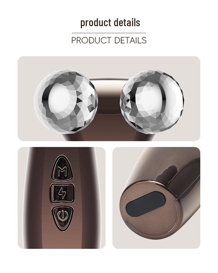 4D EMS Roller Massager & 3D Sculpting Microcurrent Beauty Device for Home Use