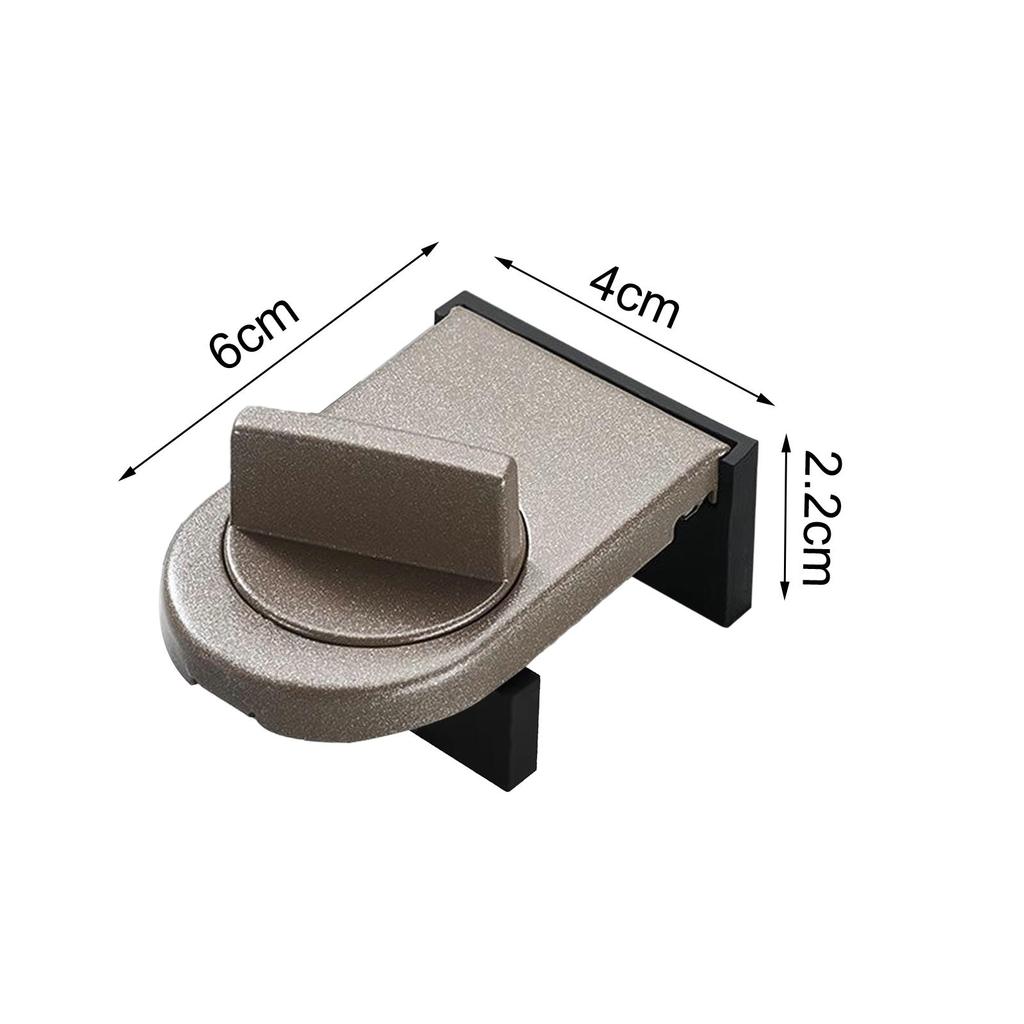 Sliding Door Lock Limiter Iron Rubber Window Lock Holder Child Protection Hardware for Plastic Windows
