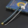 25cm Steel Roronoa Zoro Katana One Piece Metal Sword Iron Ninja Knife Real Size Japanese Katana Samurai Sabre Kid Toy Anime Gift