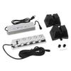 10 Hd Mist Maker Fogger Stainless Steel Mist Fogger with Power Supply   for Greenhouses Gardens Lawns   Decorative Rockery Fish  