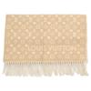 LOUIS VUITTON [Excellent condition/22 year old] M76900 Echarpe Game On Monogram Fringe Scarf beigeUsed