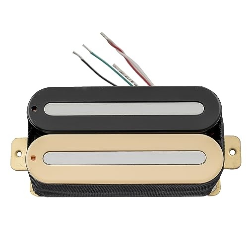 Artec HXTN Super Power Dual Hot Rail Ceramic Humbucker Pickup, PU 10K, for Electric Guitar Neck, Zebra