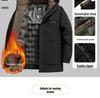Luomeng Herren Winterjacke aus dicker Baumwolle - Kälteschutz mit Graphen für Männer mittleren und höheren Alters