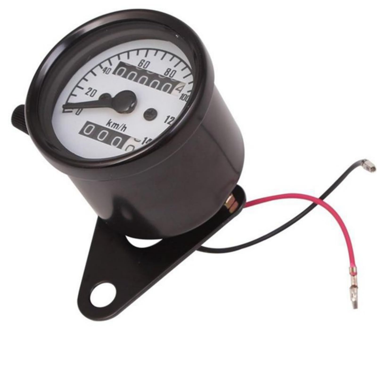 

Bike Speedometer 140km/h Universal Meter Backlight Odometer Trip Meter (Black) чёрный