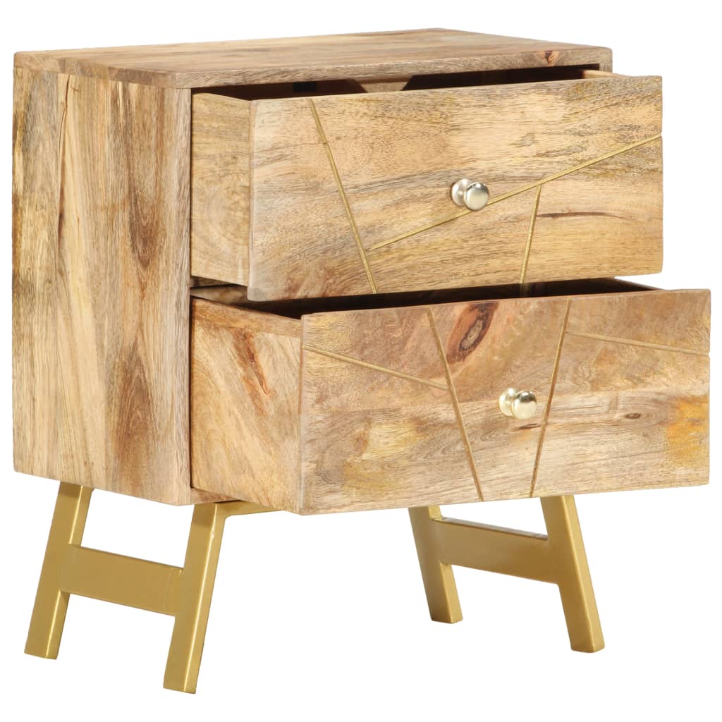 Nightstand 40 x 30 x 50 cm Solid Mango Wood