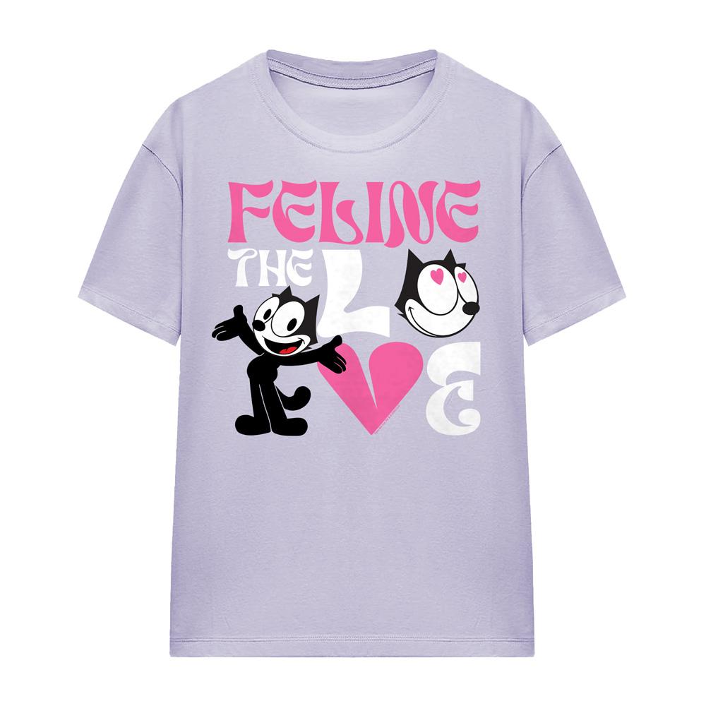 Felix The Cat Unisex Adult Feline The Love T-Shirt