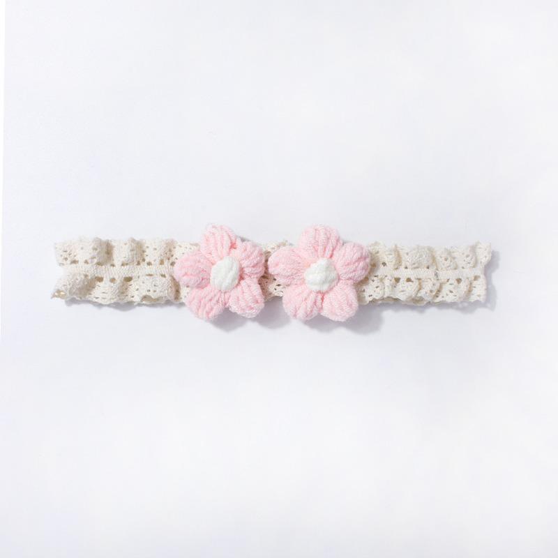 New lace baby headband, cute flower children's headscarf, thin soft baby hair accessories