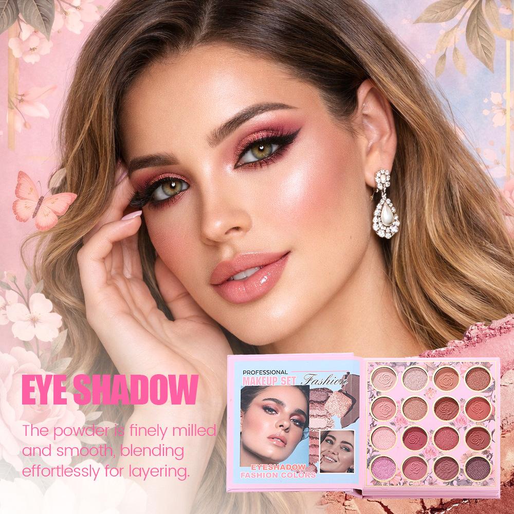 Julystar Professional Makeup Book All-in-One Full Face Cosmetic Kit Eyeshadow Highlighter Blush Contour and Lip Gloss Gift Set for Women