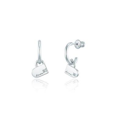 [Headquarters Operation][Online Exclusive] Endless Heartline Lettering Earrings LLES22302S