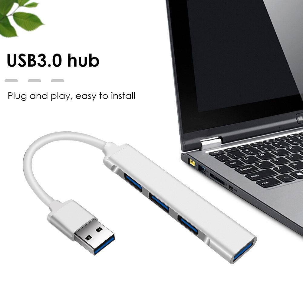 USB HUB Dock 3.0 4 Port Multi Splitter Adapter OTG Type C HUB For Lenovo HUAWEI Xiaomi Macbook Aluminum Alloy USB 2.0 3.0 Hub