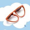 Ochelari de soare pătrați stilați pentru bebeluși Ochelari cu ramă flexibilă Trendy Pentru ținute la modă Sporturi în aer liber Ochelari de soare pentru bărbați și femei