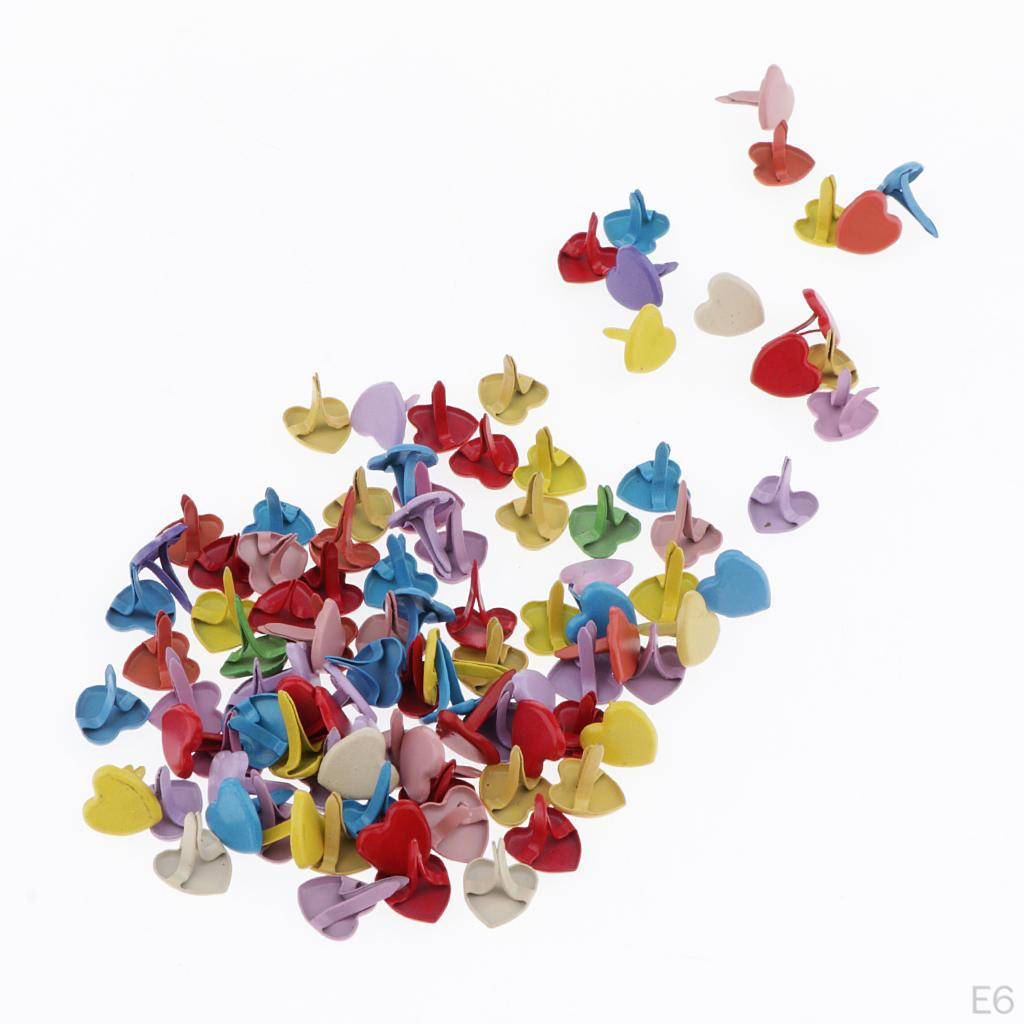 Fasteners, Multi Color 6 Styles to Select