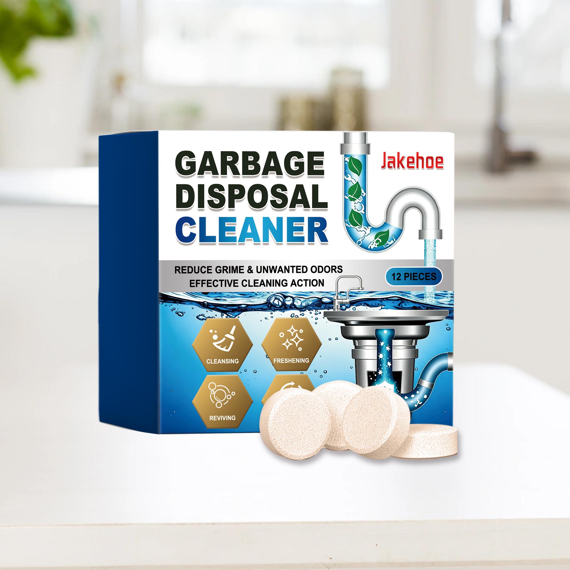 

Garbage Disposer Cleaner Tablets, Daily Deodorizing & Cleaning, Easy Home Use, Fresh Scent 12pcs