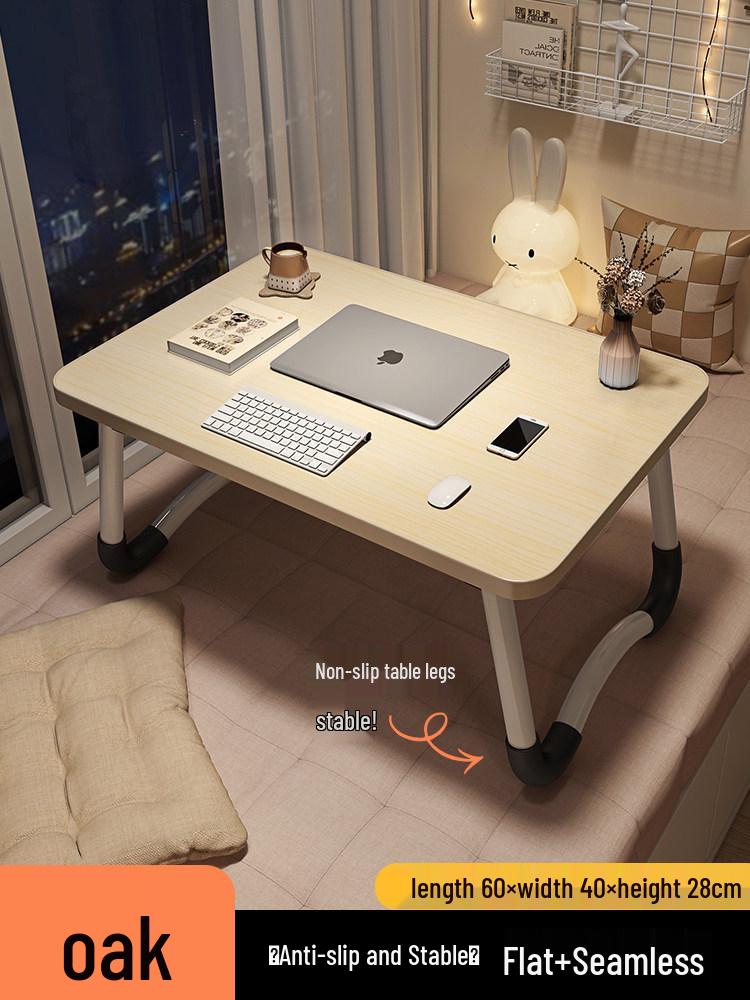 Foldable Bedside Table & Study Desk for Dorms and Kids