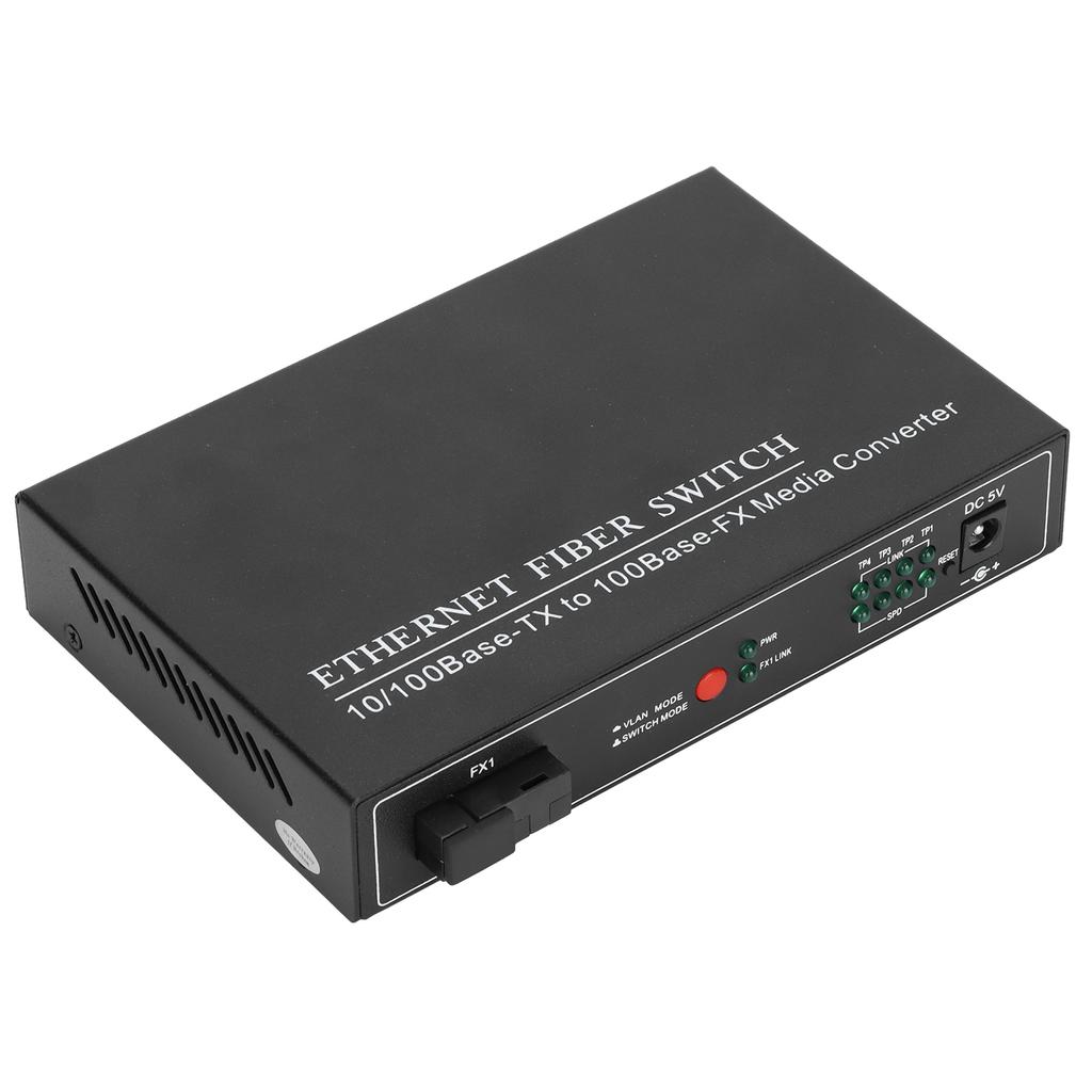 4 Ports Ethernet Fiber Switch TBCMC3414ES20A Plug Play Stable Sturdy Computer Networking Switches