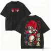 Demon Slayer Akaza Anime Manga T-Shirt Tee Undershirt Cotton