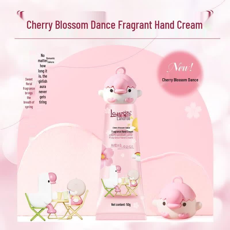 Lanjolley Cherry Blossom Scented Hand Cream - Bobo Goose 2x50g Set