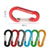 Boundless Voyage Carabiners with Storage Bag Pack of (Gray, 10)