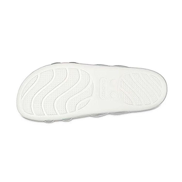 Crocs Sandali Ciabatte da Donna con Punta Aperta, Slip-On, Suola in Gomma, Asciugatura Rapida, Antibatterici, Bianco 208537-100