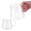 Transparente Tasse Hochborosilikatglas Kaffee Sharing Tasse Verbrühschutz zum Teetrinken(400ml )
