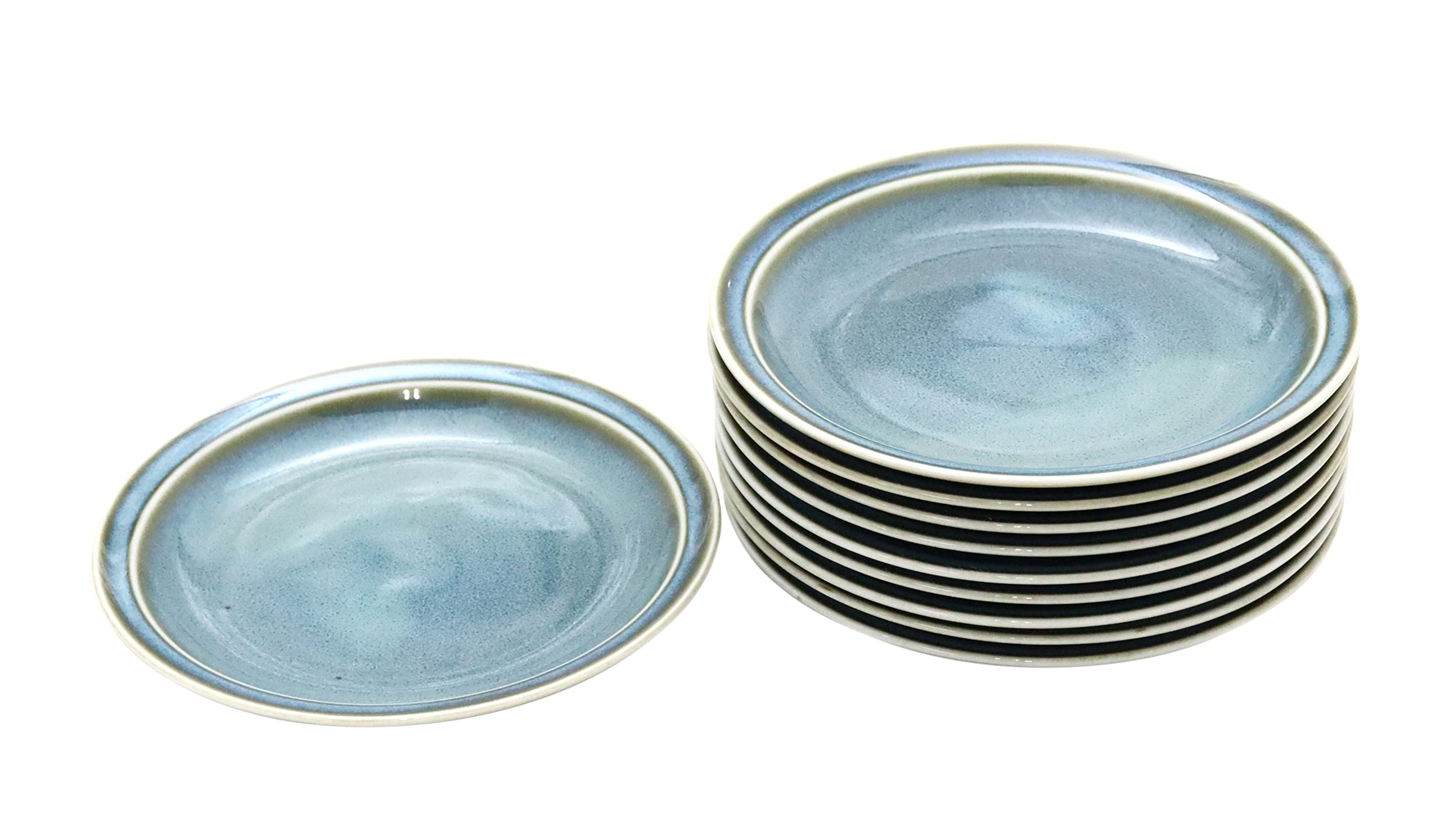 

Castle Enterprise Instagrammable Plate Series [17cm Side Dish Plate] (Aurora Blue) Set of 10
