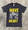Have Heart Punk Hardcore Band T-shirt Nera Unisex T-shirt Uomo Donna KH13158
