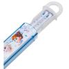 Skater Chopsticks and Chopstick Case Perfect for Sliding Made In Disney Frozen Children's Set, 16.5cm, Lunchboxes, Antibacterial, Easy-Opening Design,