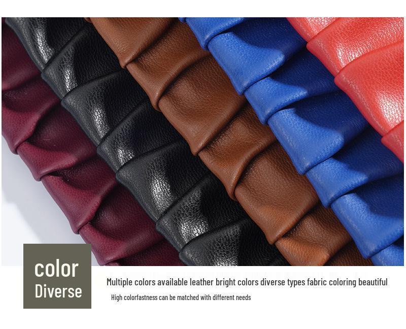 Wireless Quilted 3D Embossed Pleated PU Breathable Waterproof Stretch Fabric for Apparel, Bags, and Shoes