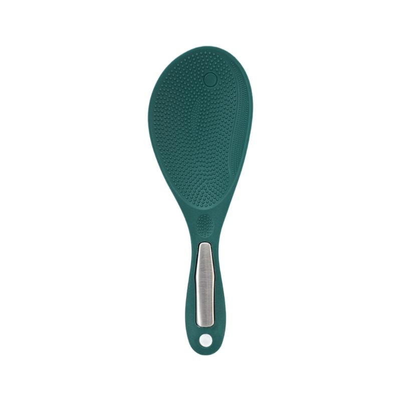 Plastic Rice Serving Spoon Antistick Surfaces Heat Resistant Safe Ergonomic Grip Paddle For Hot Meals And Steaming Pot