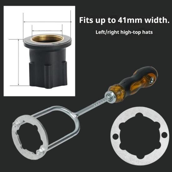 Bathroom Wrench Multi-Size All-in-One Sink Wrench Set with 360-Degree Rotation Tight Spaces Multi-Function Plumbing Tool