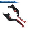 Motoforti  Short/Long Brake Clutch Levers for BMW 6 Position Adjustable Motorcycle Handlebar Brake Lever Aluminum Alloy Solid