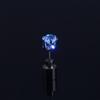 Cool Men Earrings LED Luminous DJ Dance Party Rhinestones Glow Earrings Light Up Earrings Female Ear Studs Diamond Earrings
