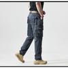 Men S Straight Leg Multi Pocket Casual Cargo Pants