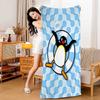 Pingu Cartone Animato Pingu Microfibra Stampato Asciugamano da Spiaggia Alpinismo Yoga Spiaggia Nuoto Corsa Assorbente Morbido Asciugamano