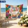 Butterfly Photo Backdrop 1pc - Party Supplies