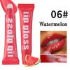 Julystar 8 Colors Long-lasting Moisturizing Color Plumping Lip Glaze Watery Transparent Mirror Hose Lip Oil