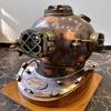 Scuba Commando Diving Helmet Mark V 18" Inch Scuba Diving Helmet With Wooden Base Maritime Ship's Decorative Helmet ~ Best Decore Gift
