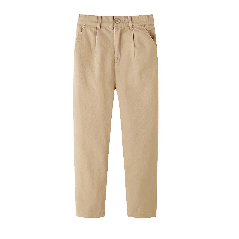 Kinder Schuluniformhose: Khaki-, schwarze und marineblaue Hosen für Jungen und Mädchen - Frühling/Sommer Freizeit- oder Kleiderstile