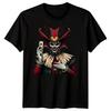 Jester Dark Clown Horror Mens T-Shirt Ace Clubs Card