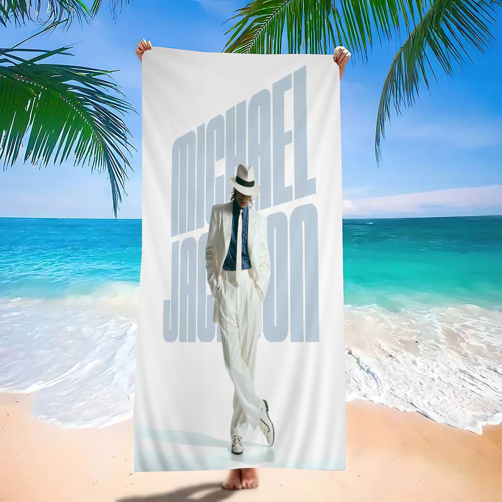 Popular Singer M-Michael J- Jackson Classics Beach Towel Bath Towels for Microfiber Quick Dry Sand Free Beach Yoga Spa Gym Pool