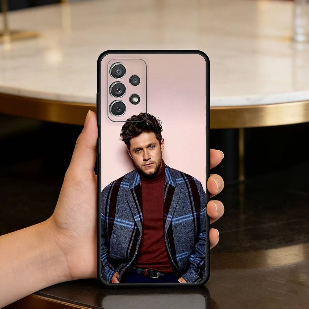 

Music N-Niall H-Horan-NH Soft Silicone Black Cover Phone Case For Samsung Galaxy A73,A72,A71,A70,A53,A52,A51 Samsung a52