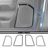 4pcs Door Speaker Trim Cover Decor Frame For Dodge Ram 1500 2010-17 Carbon Fiber