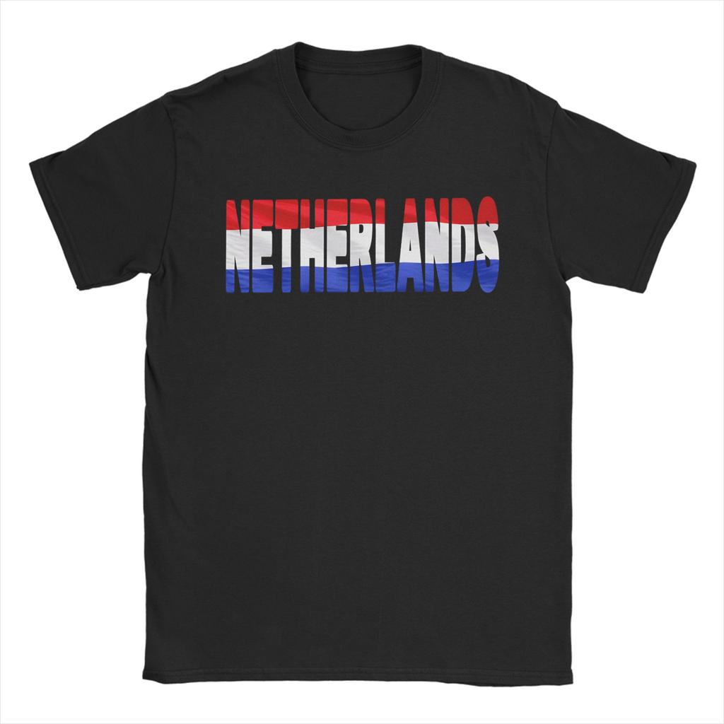 Netherlands Map TShirt Summer Cotton TShirts For Unisex Casual Tshirt Short Sleeves Awesome Clothes
