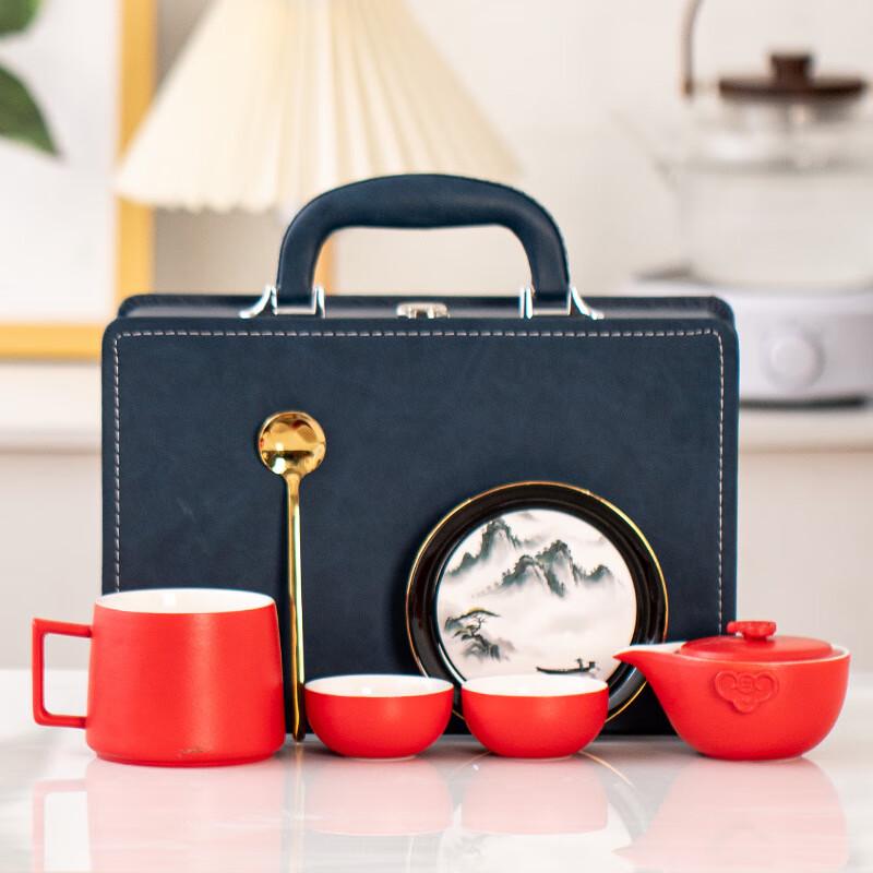 

Китайский керамический кофейный и портативный чайный сервиз