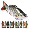 Lure bait13g 8cmDouble Hook3DEye Simulation Hard Bait for Bass and Red Snapper, Suitable for Freshwater and Saltwater Fishing