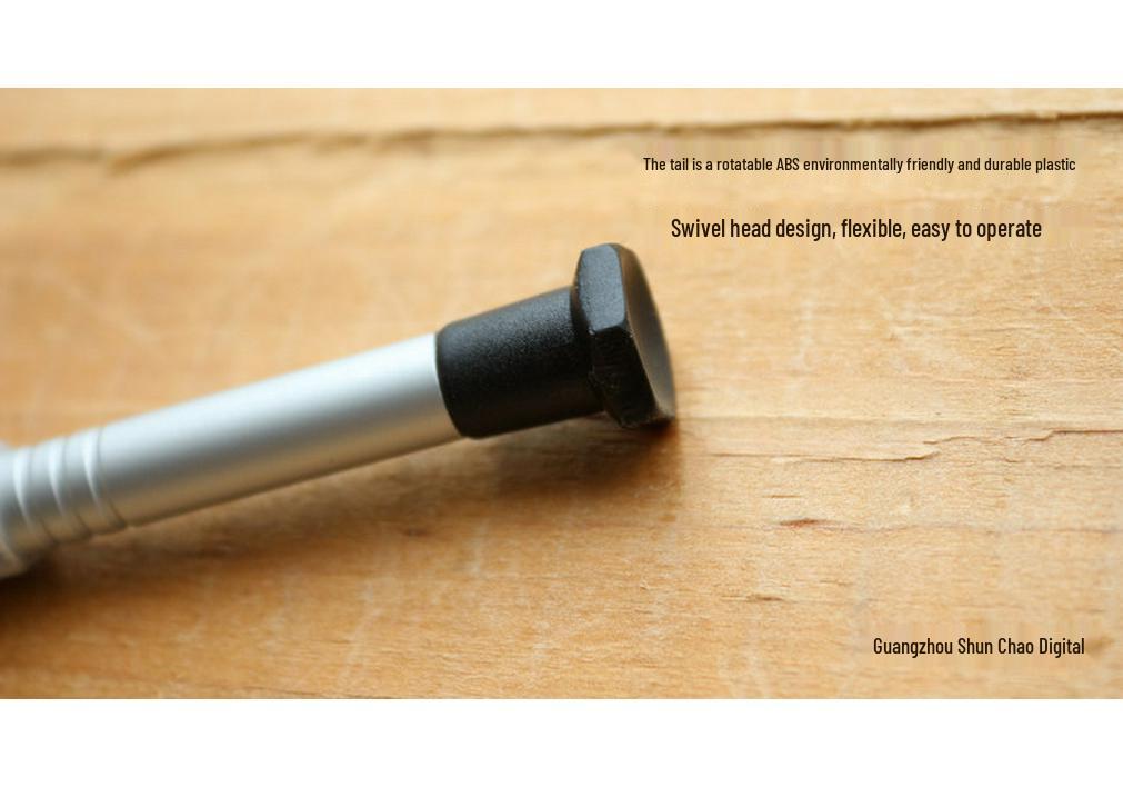 Lightweight 4MM Hex Screwdriver Handle with All-Metal Space Aluminum Design