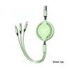 For MINI Multifunctional 3 in 1 Retractable Data Cable Fast Charging Data Wire Cooper One S JCW Countryman R56 R50 R53 R55 F56 ulqch44